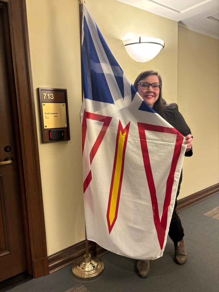 Excited to meet local MP Paul Connors